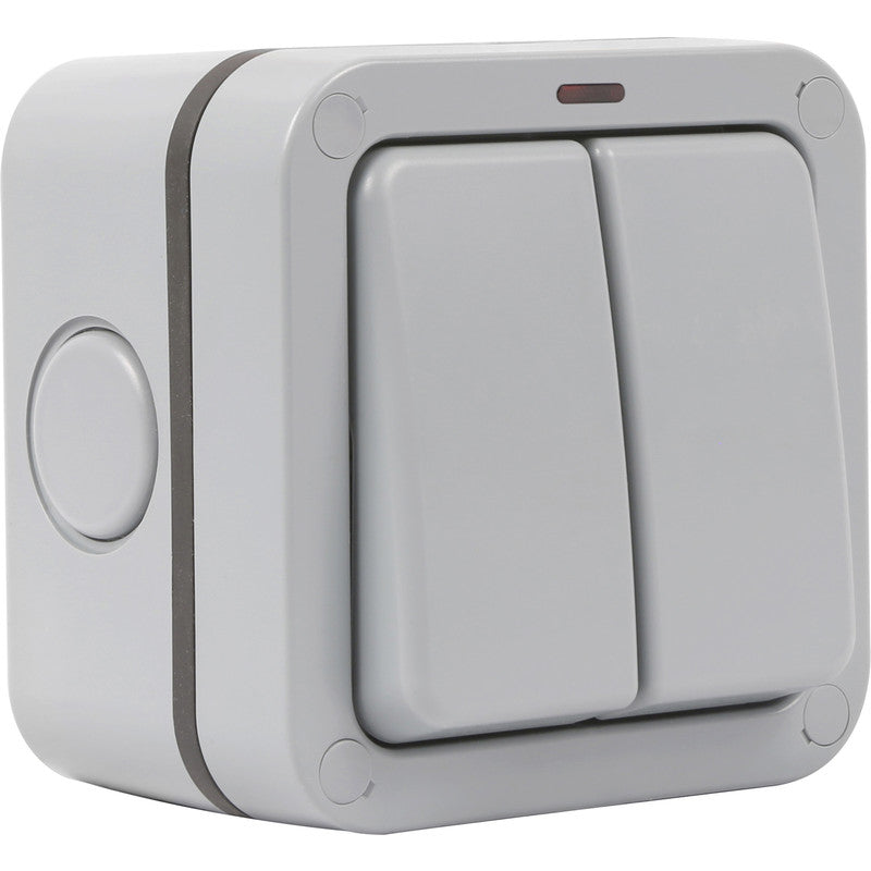SFG02 - 2 Gang 2 Way 20A Outdoor Weatherproof Switch image 0