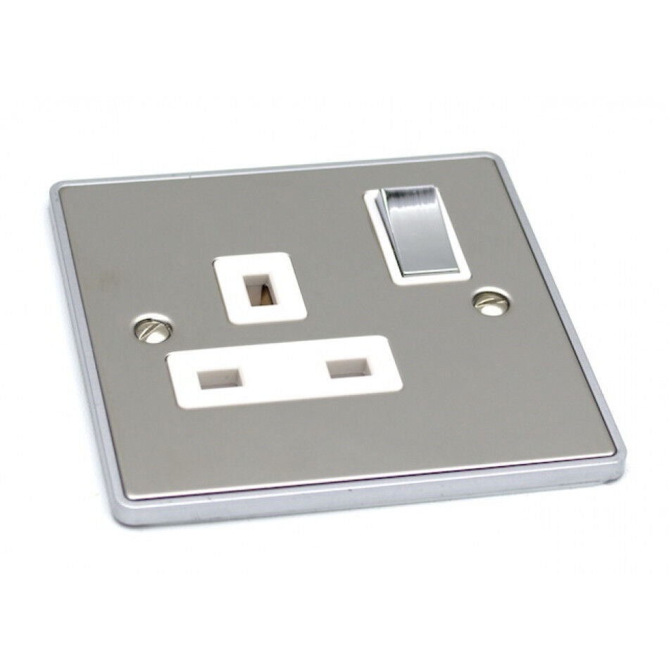 Single 1 Gang  13a Socket - UE06PCW image 0
