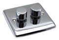 Definition 2 Gang Push Intelligent LED 150W Dimmer 2 Way - D11PCW-IN25 image 0
