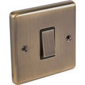 Windsor Antique Brass Light Switch Intermediate 1 Gang - W05AB image 0