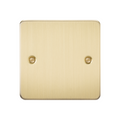 Brushed Brass 1G Blanking Plate - FP8350BB image 0