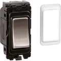 Brushed Chrome 20A DP Engraved Grid Switch - Cooker Hood - GSCHBC image 0