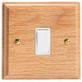 Varilight Kilnwood 1-Gang 10A 1- or 2-Way Rocker Switch - XK1OW image 0