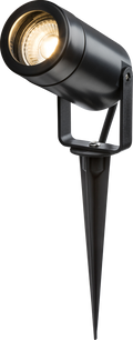 Black EAMON - 230V IP65 GU10 Polycarbonate Spike light - EASPK1BK image 0