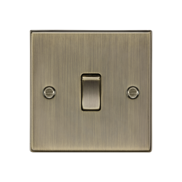 Antique Brass 10AX 1G Intermediate Switch - CS12AB image 0