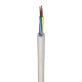 3183Y 1.0mm² PVC Round Flexible Cable White (50m Drum) image 0