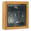 Varilight Kilnwood Single 25mm wall box surround - XKBOXSO image 0