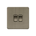 Antique Brass 10AX 2G 2-Way Switch - SF3000AB image 0