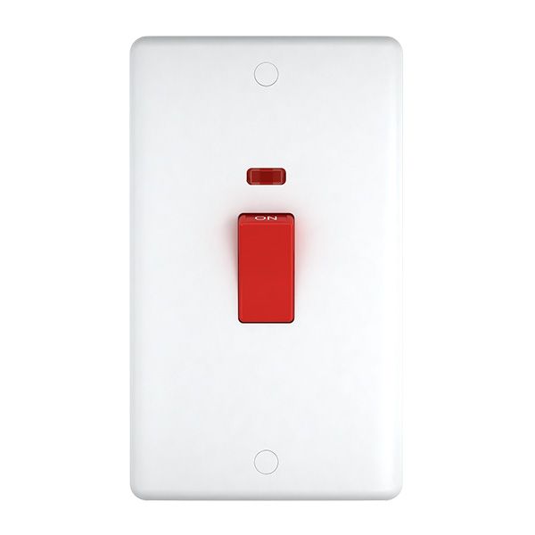 45A Double Vertical Cooker Switch ST40W image 0