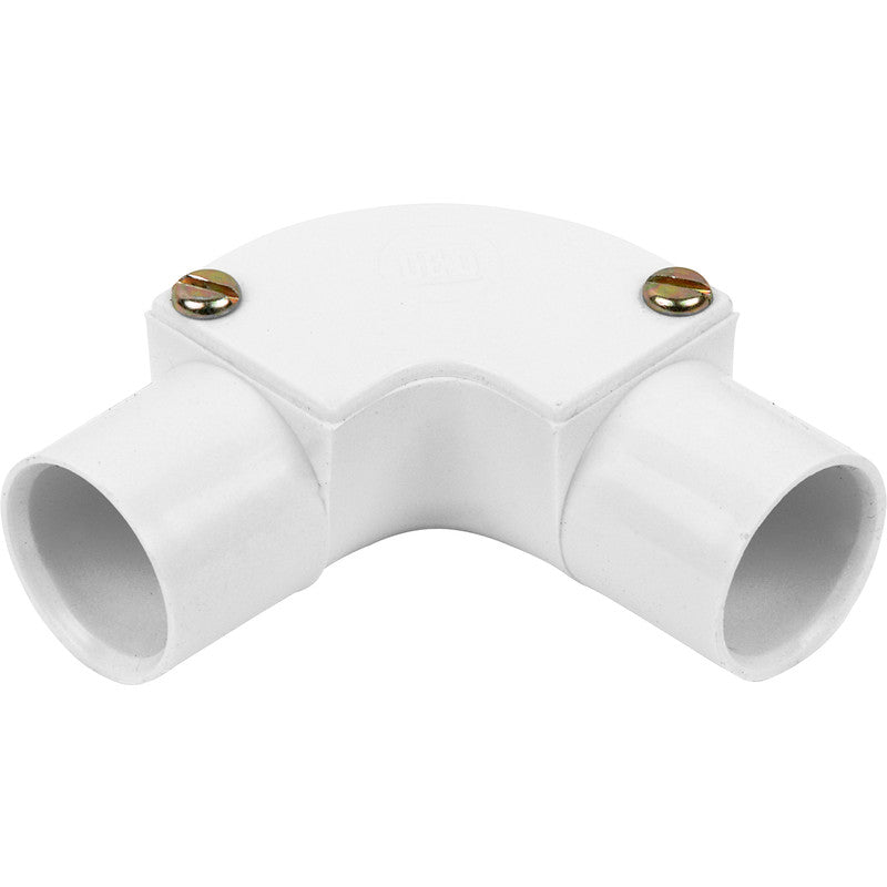 20mm PVC Inspection Bend - White - IB-20 image 0