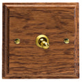 Varilight Kilnwood 1-Gang 10A 1- or 2-Way Toggle Switch - XKT1MO image 0