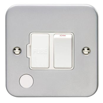 13a Switched Fuse Spur without Neon - Metal Clad MC38 image 0
