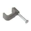 Cable Clip 1.5mm Twin & Earth (100 pack) Grey image 0