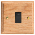 Varilight Kilnwood 1-Gang 20A Double Pole Rocker Switch with Neon Indicator - XK20NOB image 0