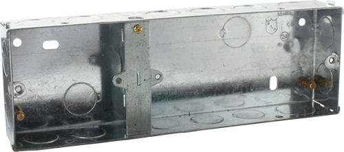 1 Gang + 2 Gang 35mm Metal Back Box image 0