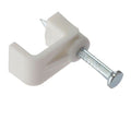 Cable Clip for Bell Wire (100 pack) White image 0