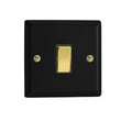 Varilight Vogue Matt Black 1-Gang 20A Double Pole Rocker Switch - XY20V.MB image 0