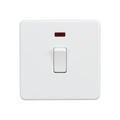Matt White 20A 1G DP Switch with Neon - SF8341NMW image 0