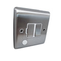DEFINITION 13A SWITCHED FUSED SPUR WITHOUT NEON B/CHROME WHITE INSERT - D38BCW image 0