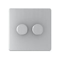 2 Gang 250W Dimmer Switch - SG11BCB image 0