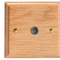 Varilight Kilnwood 1-Gang TV Socket/ Co-Axial - XK8O image 0