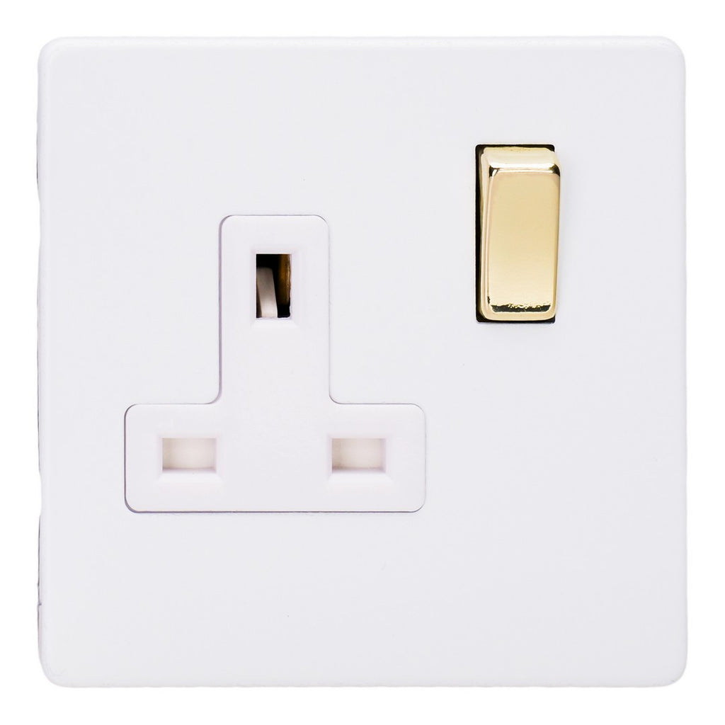 Varilight 1-Gang 13A Double Pole Switched Socket - XDY4VWS.PD image 0