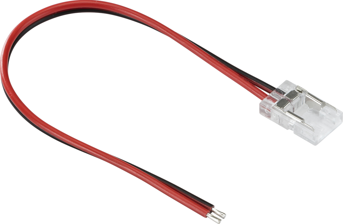 12V / 24V LED COB Flex Power Cable Connector - Single Colour - LFCOBC2WS image 0