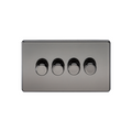 Black Nickel 4G 2-way 10-200W (5-150W LED) Intelligent dimmer - SF2194BN image 0
