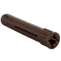 Brown Wall Plugs 7.0mm boxes of 100 image 0