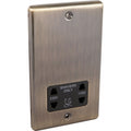 Windsor Antique Brass Shaver Socket - W48AB image 0