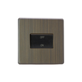 Urban Screwless Antique Brass 10A Fan Isolating Switch (3 Pole) XDYFIBS.AB image 0