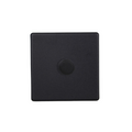 Matt Black Urban Screwless 1-Gang 2-Way V-Pro Push On/Off Rotary LED Dimmer 1 x 0-120W (1-10 LEDs) JDYP401S.MB image 0