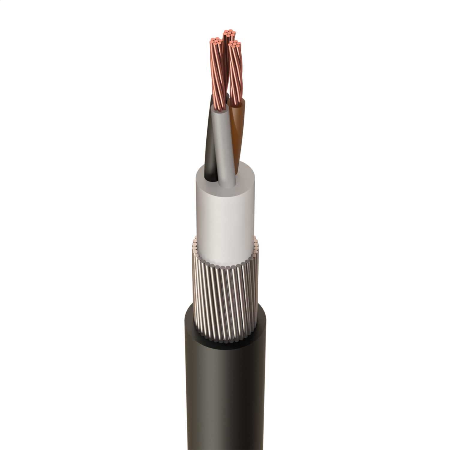 6943X BS5467 SWA PVC XLPE ARMOURED CABLE 3 CORE 1.5MM² HARMONISED 50m Drum image 0