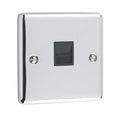 Polished Chrome Telephone BT Master Socket - W45PCB image 0