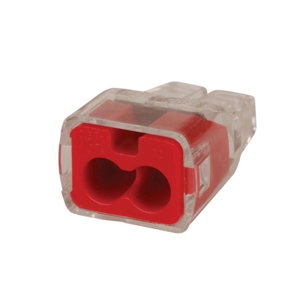 Ideal In-Sure Push-In 2-Port Wire Connector Pack of 100 image 0