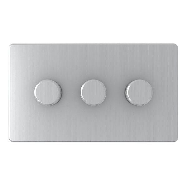 3 Gang 250W Dimmer Switch - SG12BCB image 0
