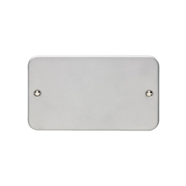 2 Gang Blank Plate - Metal Clad MC50 image 0