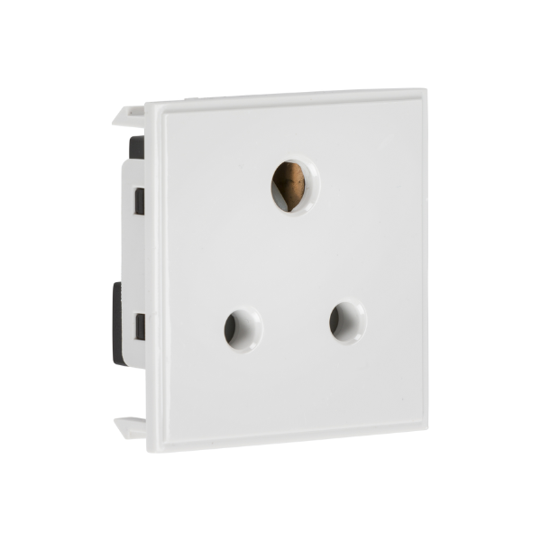 5A Socket Euro Module - White - IN058W image 0