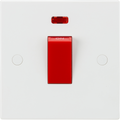 45A DP Switch with Neon (1G size) - Red Rocker - SN8331N image 0