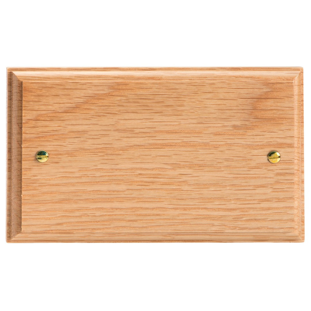 Varilight Kilnwood Double Blank Plate - XKDBO image 0