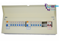 Harok - Amendment 3 Metal Consumer Unit 21 Way - 14 Usable C/w 100a Mainswitch, 80a RCD & 12 MCBs - VUEP908 image 0
