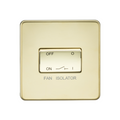 Polished Brass 10AX Fan Isolator Switch - SF1100PB image 0