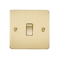 Brushed Brass 20A 1G DP Switch - FP8341BB image 0