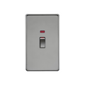 Black Nickel 45A DP Switch with Neon (2G size) - SF82MNBN image 0