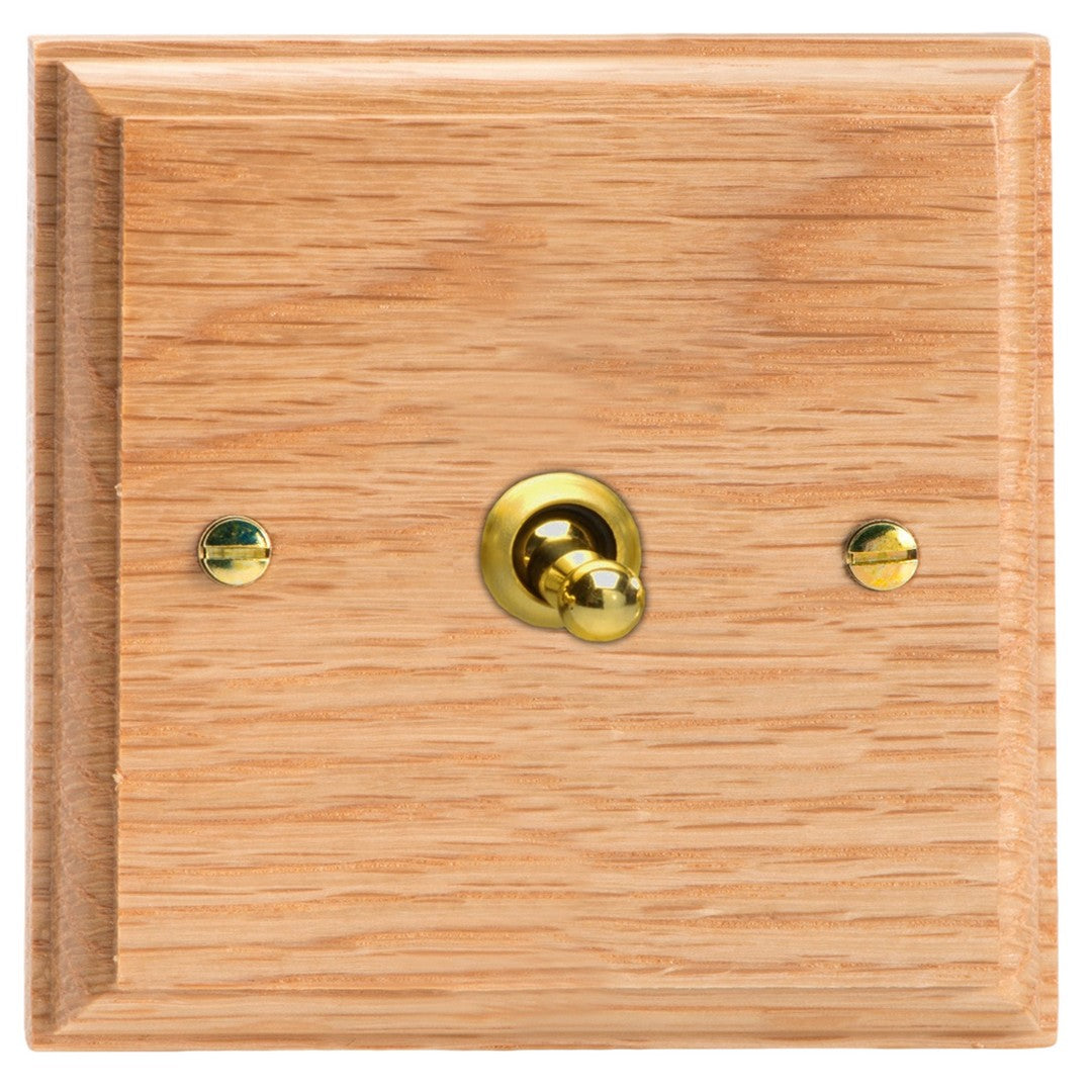 Varilight Kilnwood 1-Gang 10A Intermediate Toggle Switch - XKT7O image 0