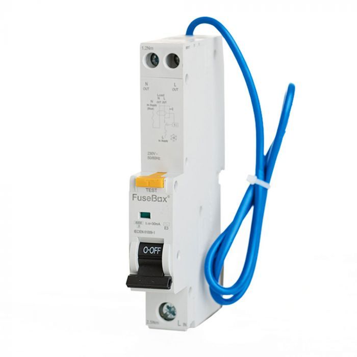 FuseBox RTA060630B RCBO SPN Type A 6A 30mA 6kA image 0