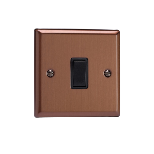 Urban Brushed Bronze 1 Gang 2 Way Switch XY1B.BZ image 0