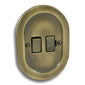 Antique Brass 13A Switched Fuse Spur EM38AN image 0