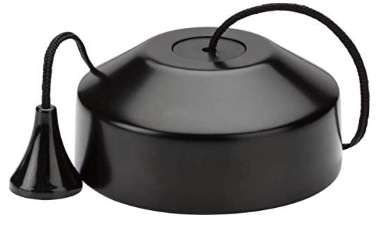 Knightsbridge Matt Black 10a Lighting Pull Cord 10a - 8300MB image 0