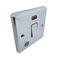 Polished Chrome 20A Double Pole Switch – W37PCG image 0